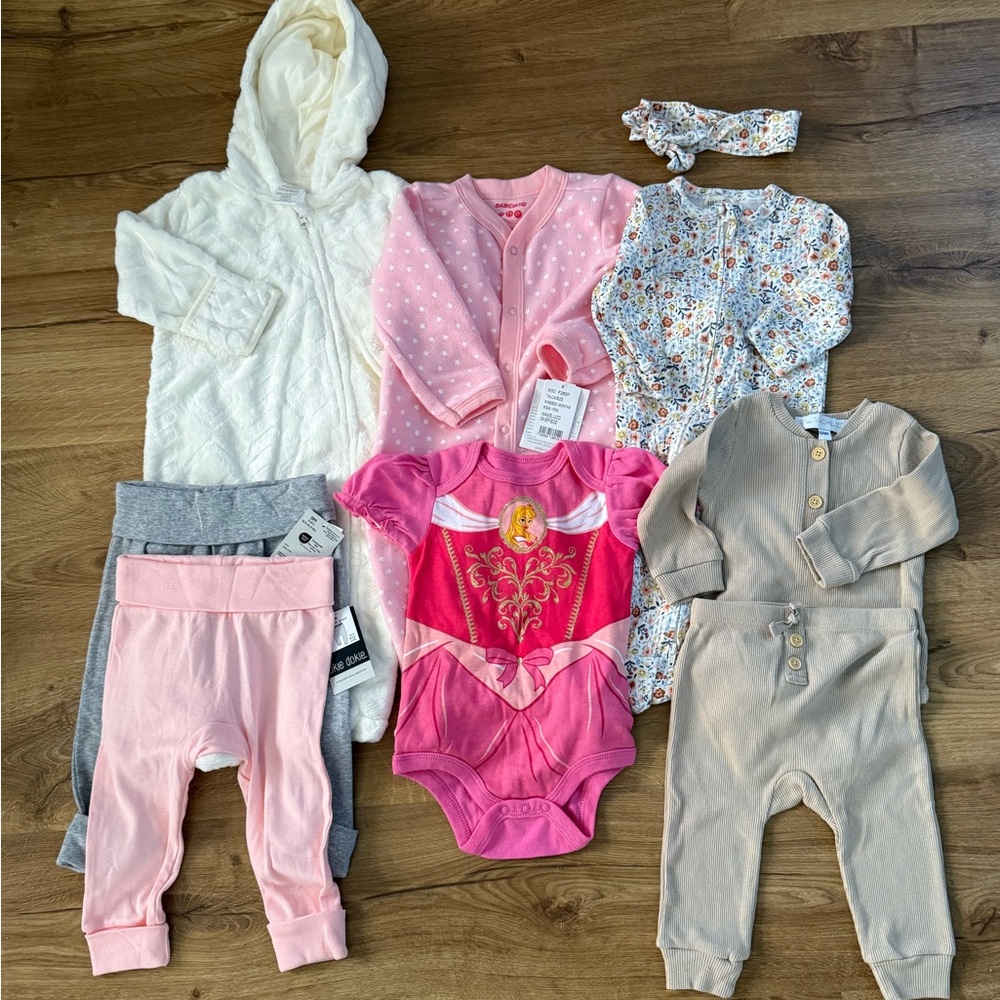Bundle Baby Girl Onesies and Two Piece Set